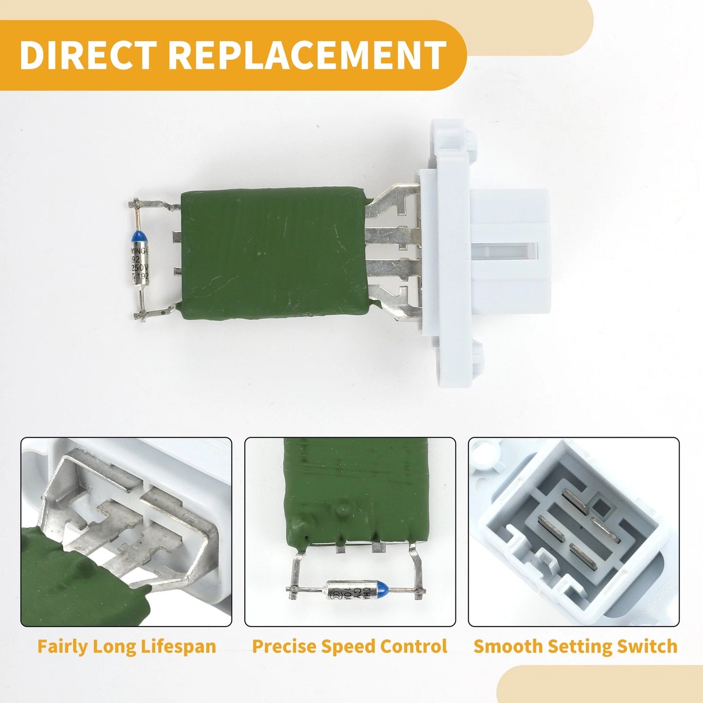 HVAC Blower Motor Resistor for Ford C-Max (2013-2019)