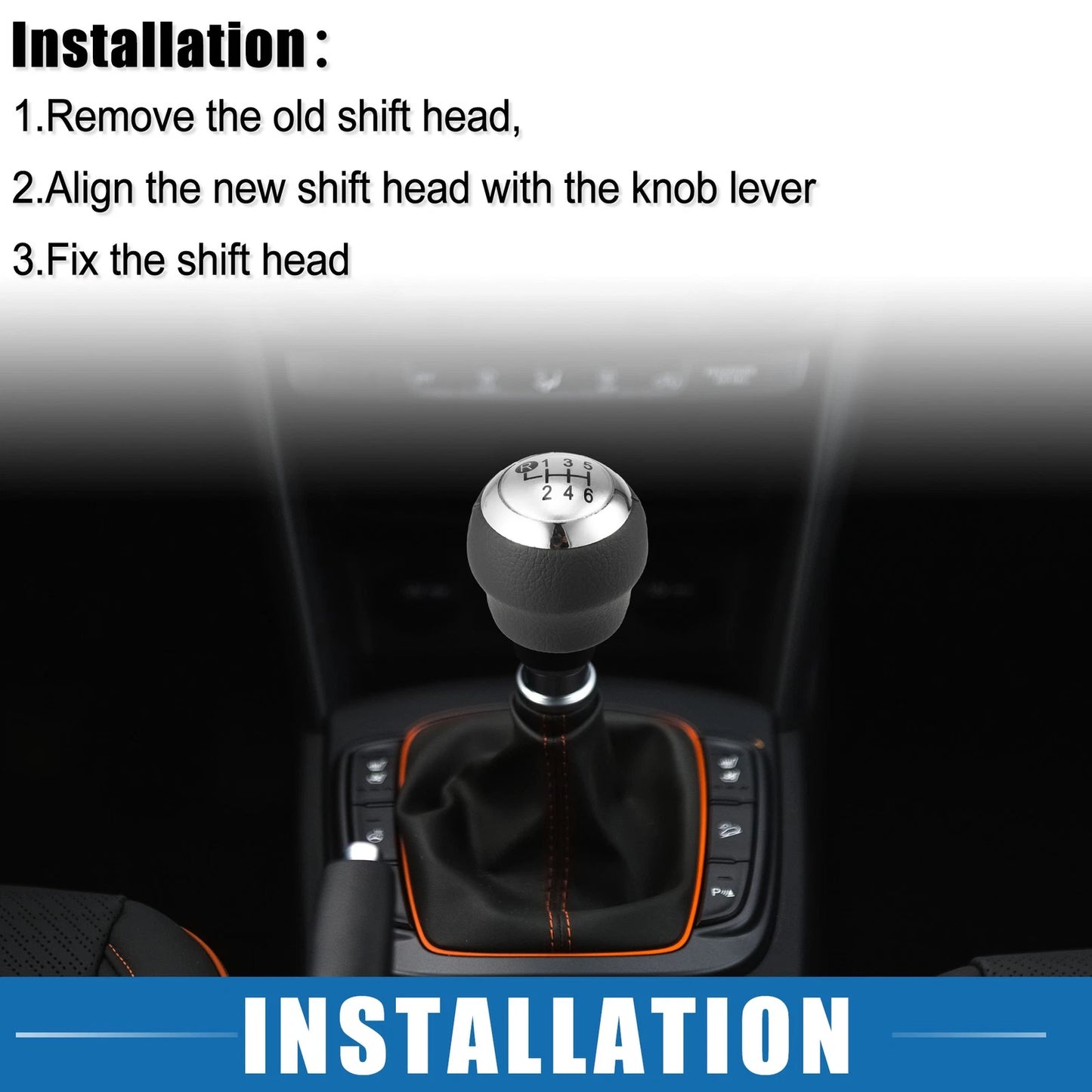 5 Speed Manual Shift Knob for Toyota Corolla (2007-2014) Plastic