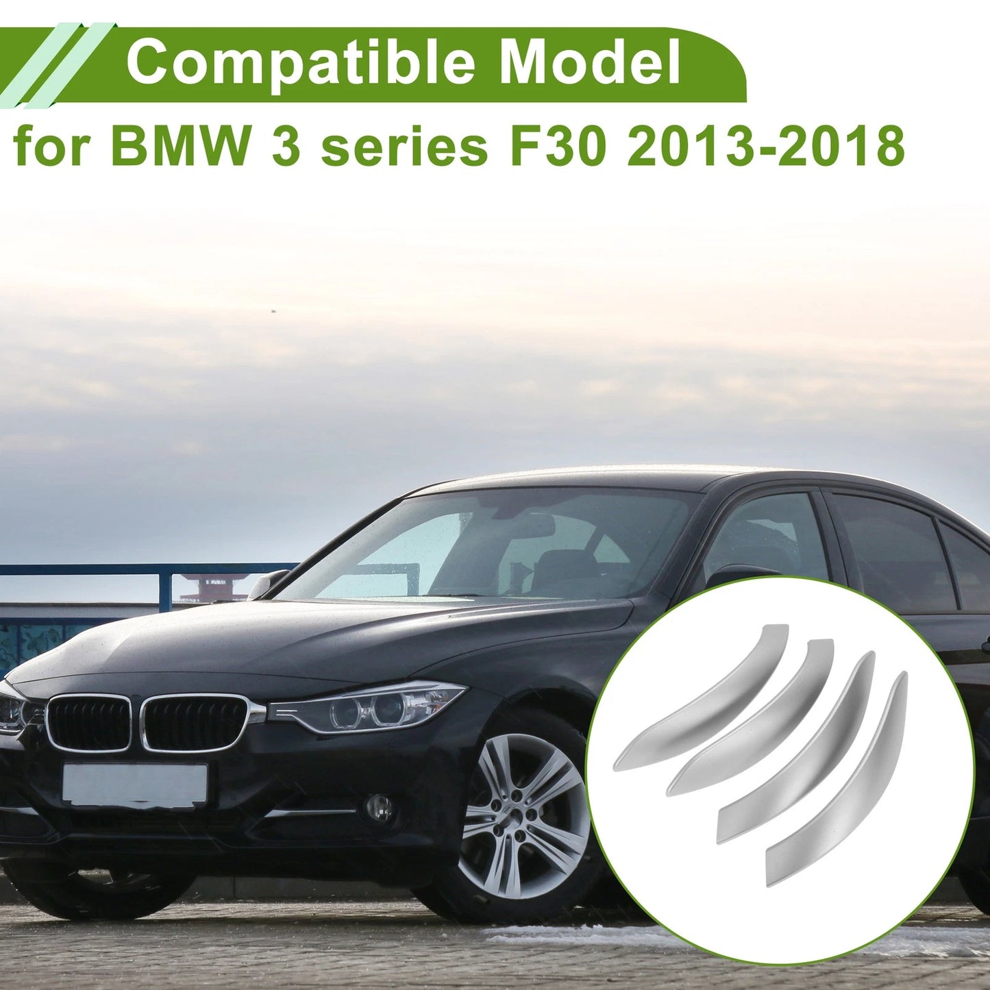 Door Panel Handle Trim Cover for BMW 3 Series F30 (2013-2018)