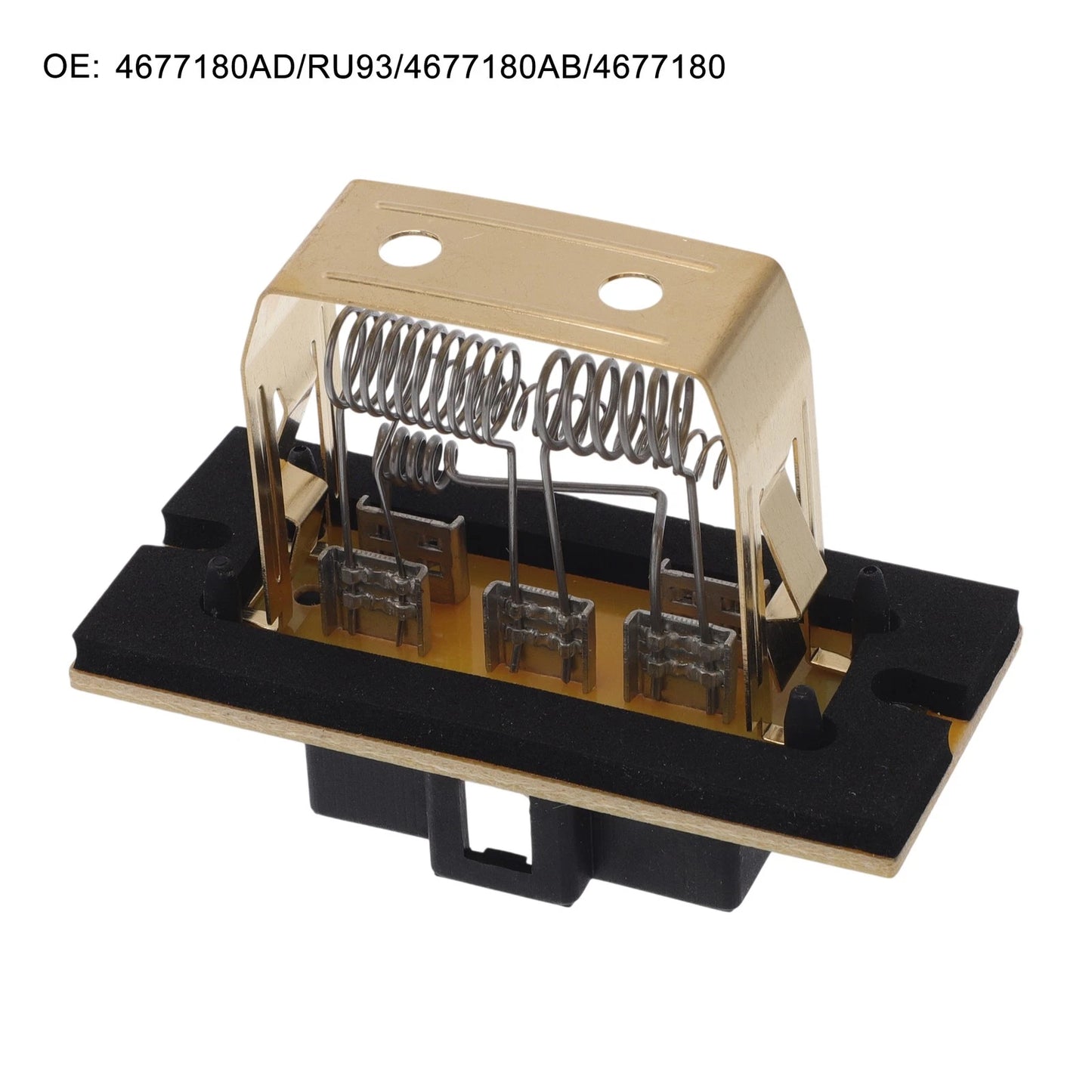 Blower Motor Resistor for HVAC Heater - 4677180AD - Plastic/Metal