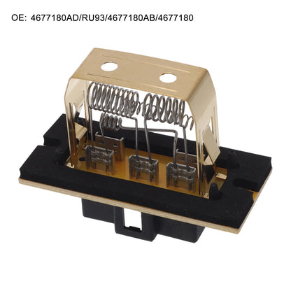 Blower Motor Resistor for HVAC Heater - 4677180AD - Plastic/Metal