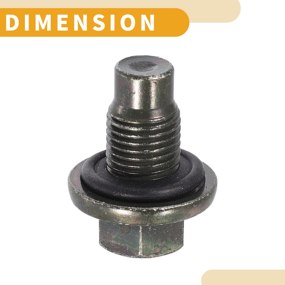 Oil Drain Plug Pan Thread Repair for Ford F-150 Bronze Tone