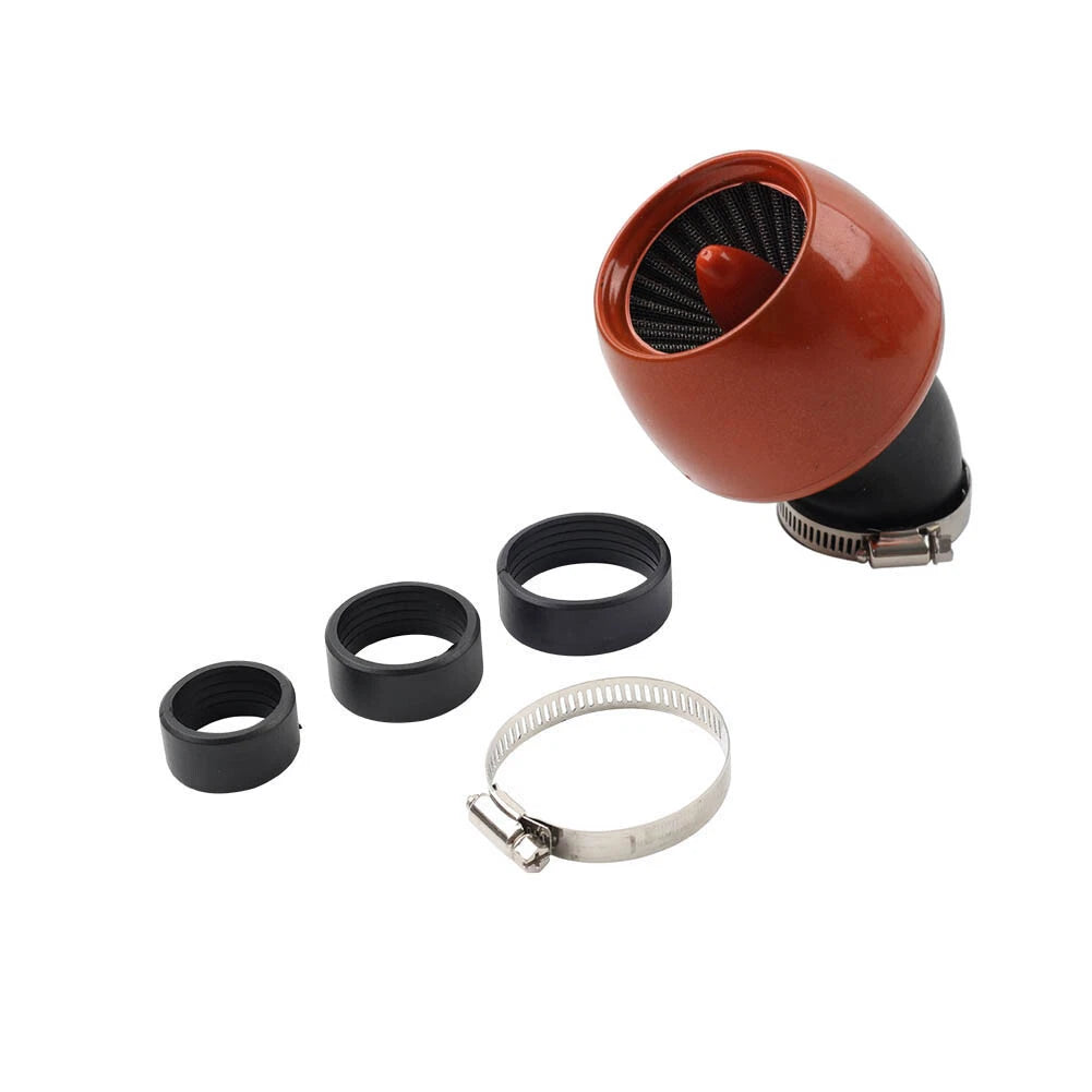 Universal Air Intake Filter Cone Pod 28MM-48MM for Pit ATV Scooter Orange