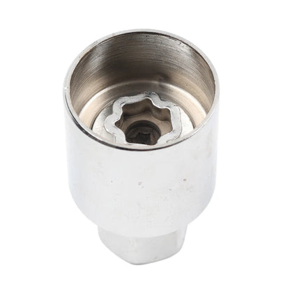Silver Anti-theft Wheel Bolt Lock Nut Key for Jeep Renegade, Cherokee (2015-2023)