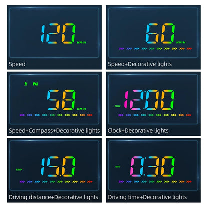 M23 Color Head-Up Display GPS Speedometer for Make & Model