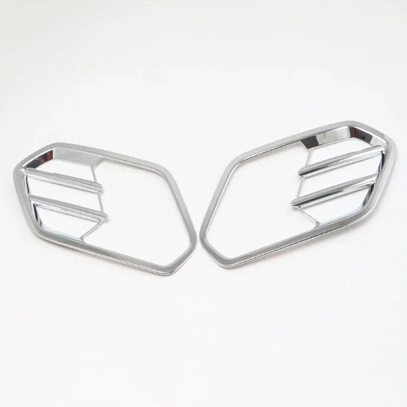 Chrome Front Fog Light Lamp Cover Trim for Ford Escape Kuga (2017-2019) 2 x