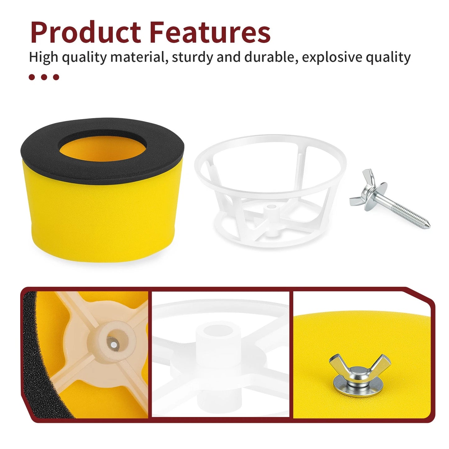 Air Filter Cage Holder Guide w/ Bolt for Suzuki Quadmaster 500 (2000–2001)