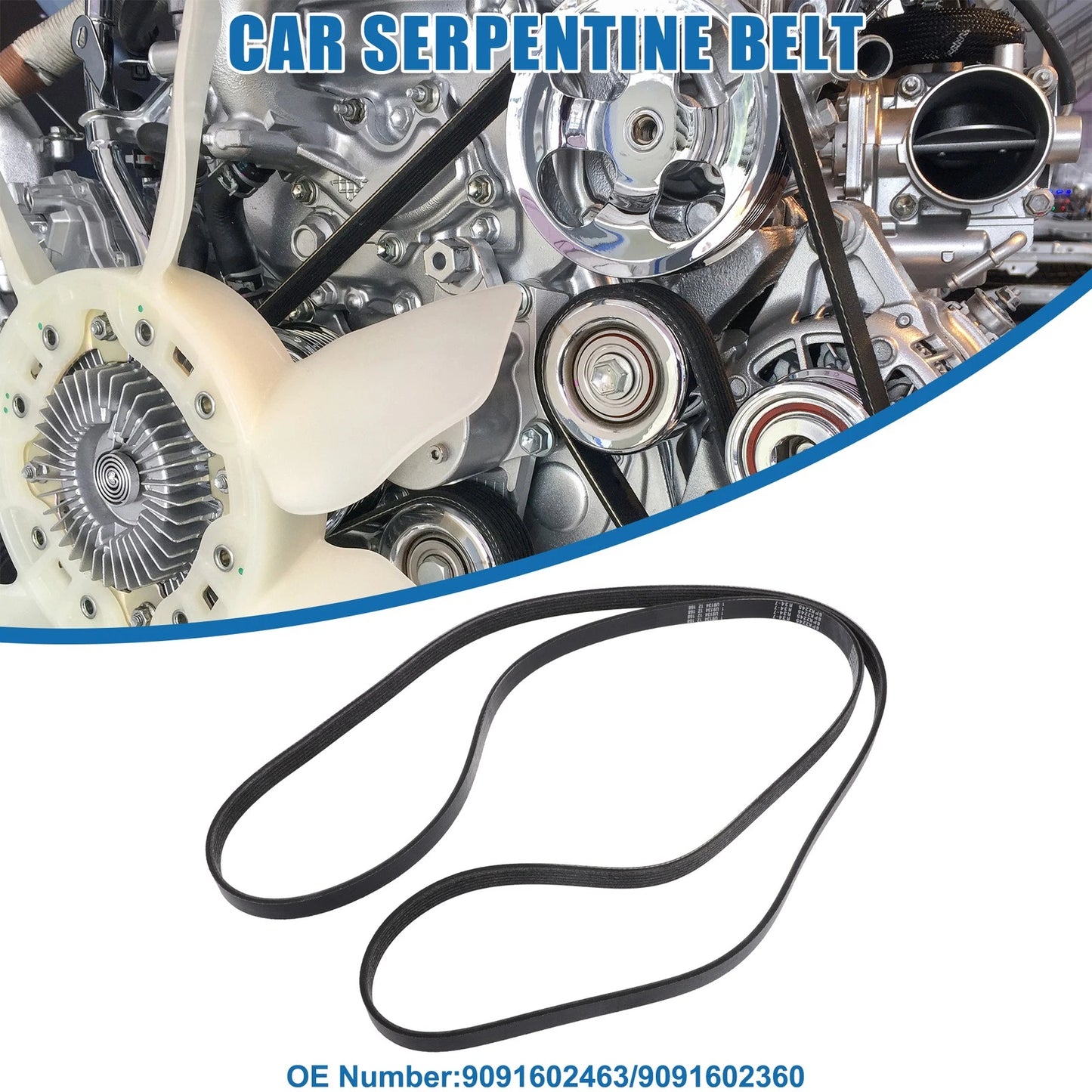 Serpentine Belt for Toyota 4Runner 2003-2004 EPDM