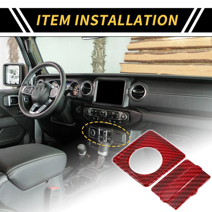 Cigarette Lighter USB Socket Cover Trim for Jeep Wrangler (2011-2023)