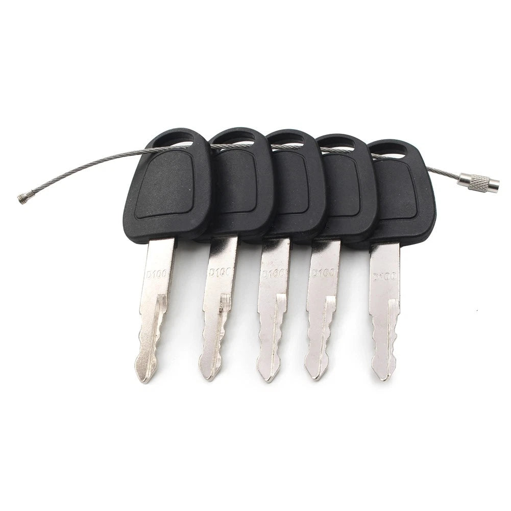 5 x Keys for Daewoo Doosan Excavator Models Heavy Equipment