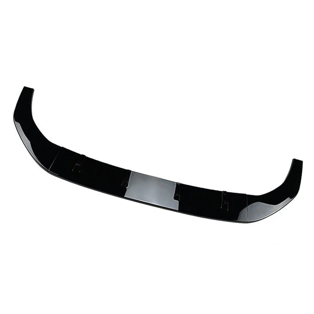 Gloss Black Front Bumper Splitter Lip for Volkswagen Polo (2018-2023)