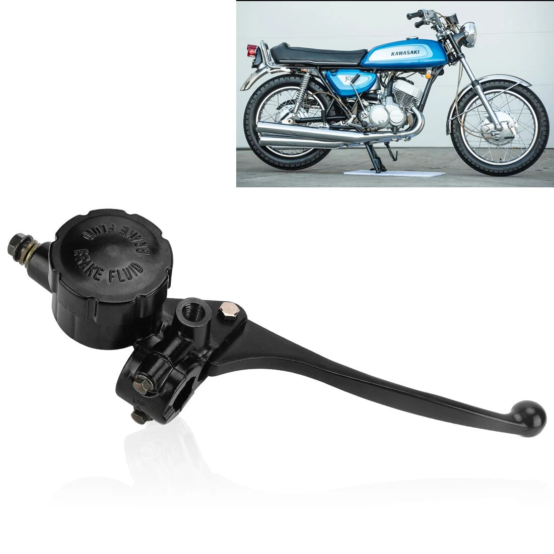 Dual Disc 5/8 Bore Brake Master Cylinder for Kawasaki H1 H2 Z1 S2 S3 KH KZ