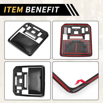 Carbon Fiber Front Roof Reading Light Cover for Toyota Tundra (2022-2024)