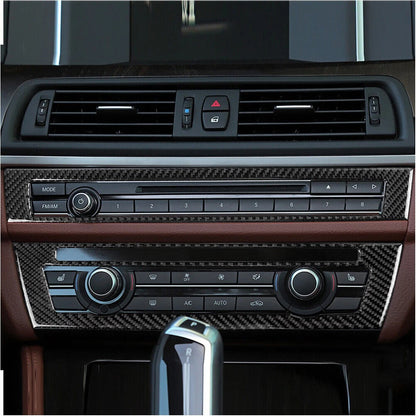 Carbon Fiber AC CD Panel Cover for BMW 5 Series F10 (2011-2017)