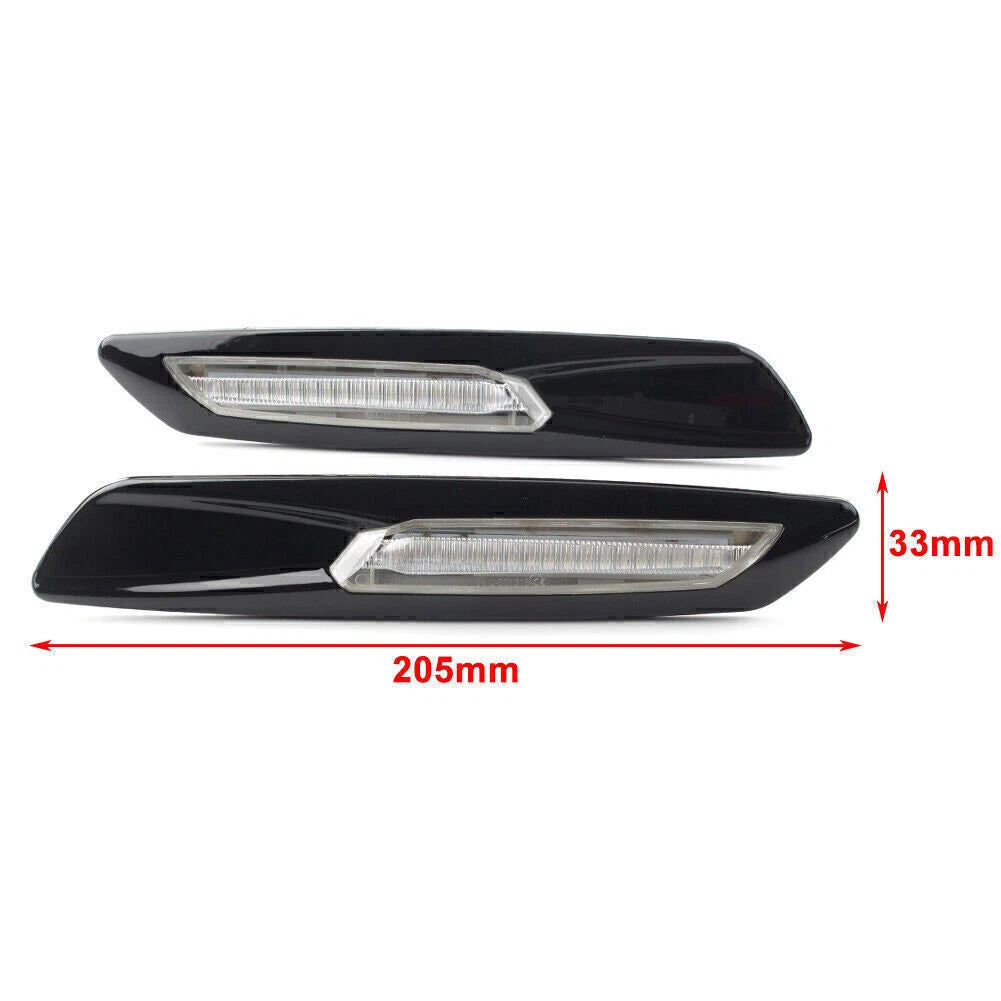 Amber LED Side Marker Lights for BMW 1 Series E81 E82 E87 E88 X3 E83 (01-13)