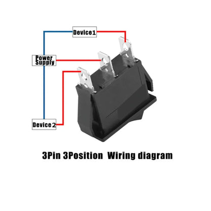 Rocker Switches for Boat KCD3-101/3P SPDT - Brand New for Car Dash