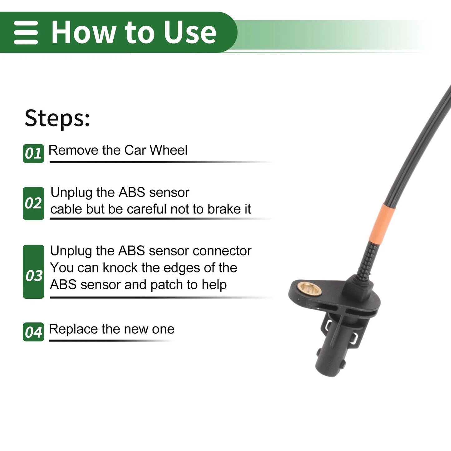 ABS Wheel Speed Sensor for Kia Stinger (2019-2023) Rear Left