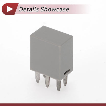5 Pins Multi-Purpose Relay for Buick 1994-2013 12V 20A/30A Gray Relay