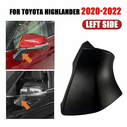 Left Side Rearview Mirror Triangle Base Cover for 2020-2022 Toyota Highlander