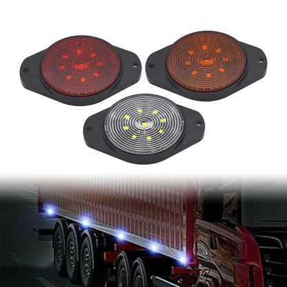 9 LED Side Marker Light for Car, Bus, Truck, Trailer (No Year Specified)