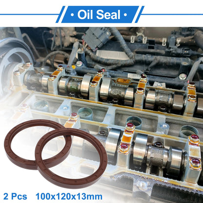 Oil Seal / 100x120x13mm / Seal Ring Rotary Shaft Seal FKM Rubber for Auto