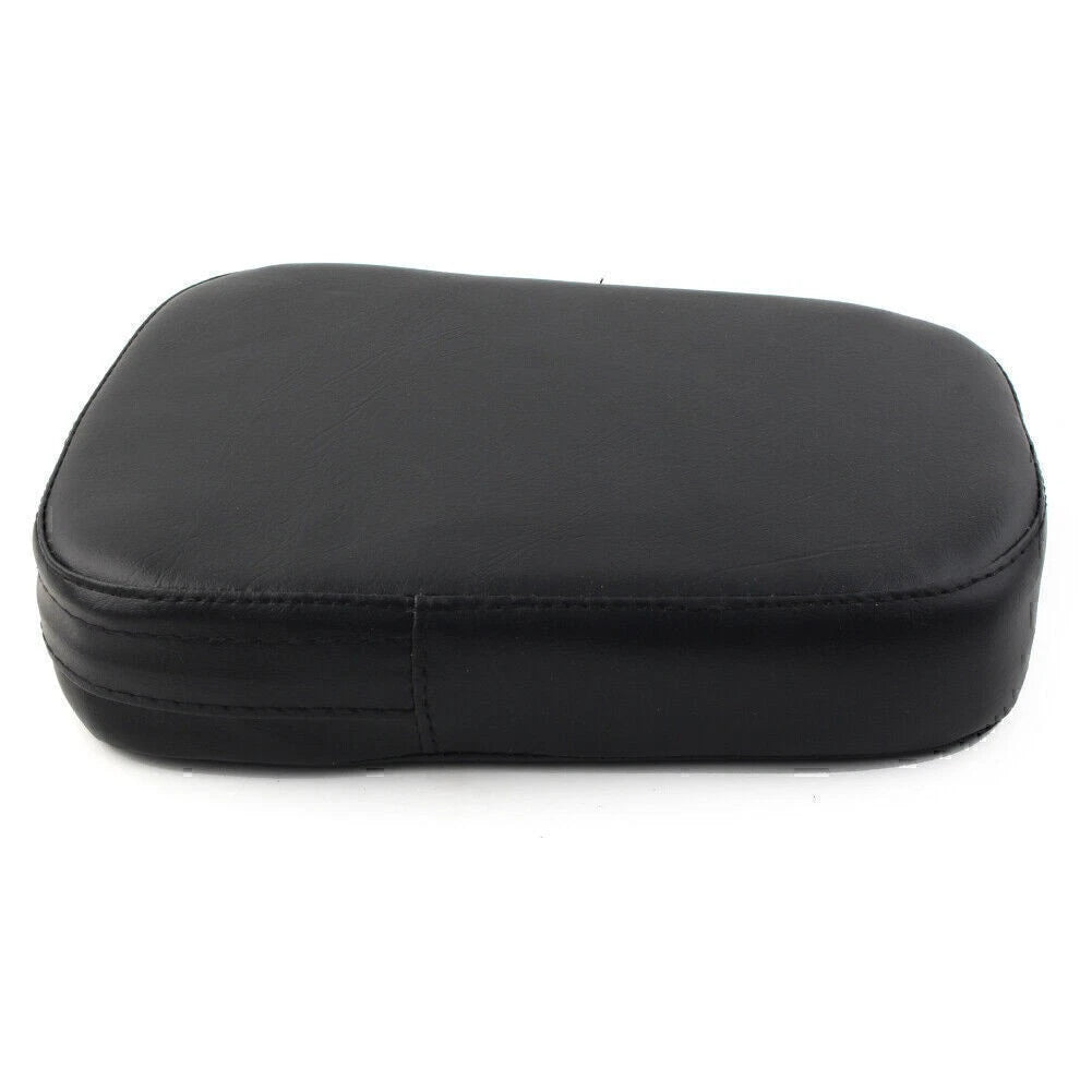 Sissy Bar Backrest Cushion Pad for Harley Chopper Black