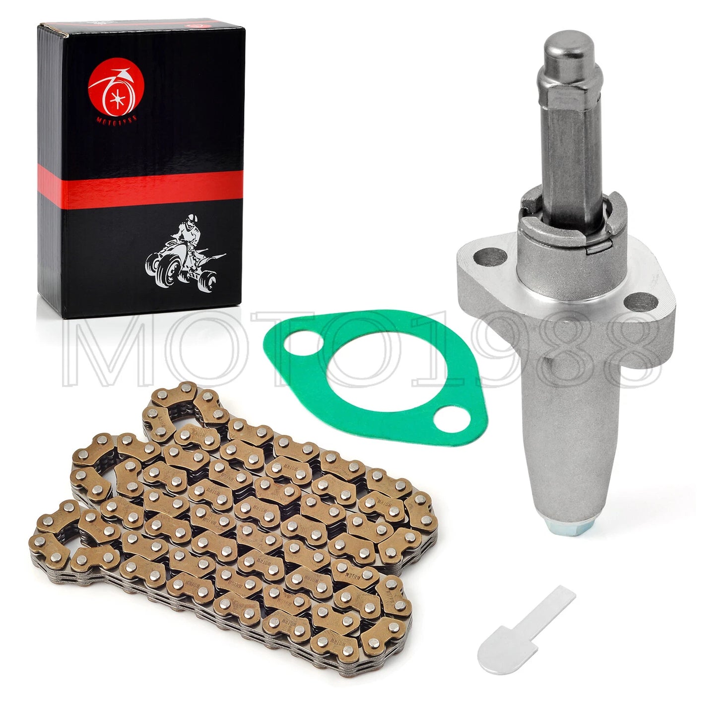 Cam Timing Chain 114L & Tensioner Lifter for HONDA TRX350D (1986–1989)