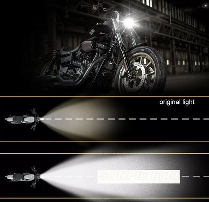 5.75" Chrome LED Daymaker Bullet Headlight for Harley Low Rider, Fat Bob (2014-2023)