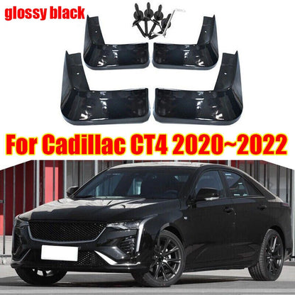 Mud Flaps Splash Guards Fender Mudguards 2 x for Cadillac CT4 (2020–2022)