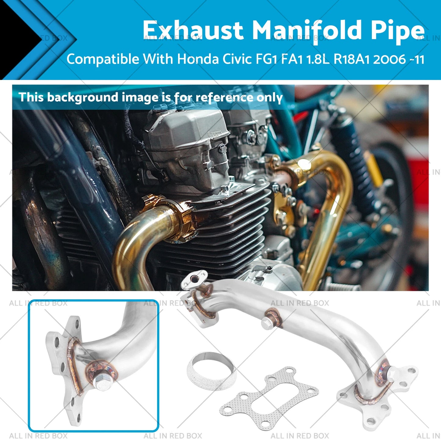 Stainless Steel Exhaust Manifold Pipe for Honda Civic 1.8L (2006-2011)