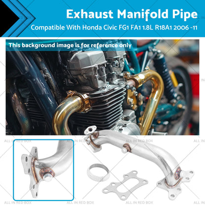 Stainless Steel Exhaust Manifold Pipe for Honda Civic 1.8L (2006-2011)