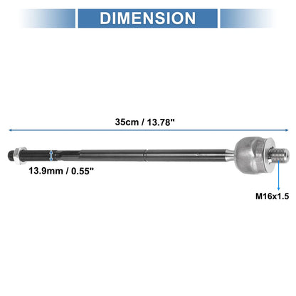 4 x Front Inner Tie Rod End Links for Ford Mustang (2005-2010)