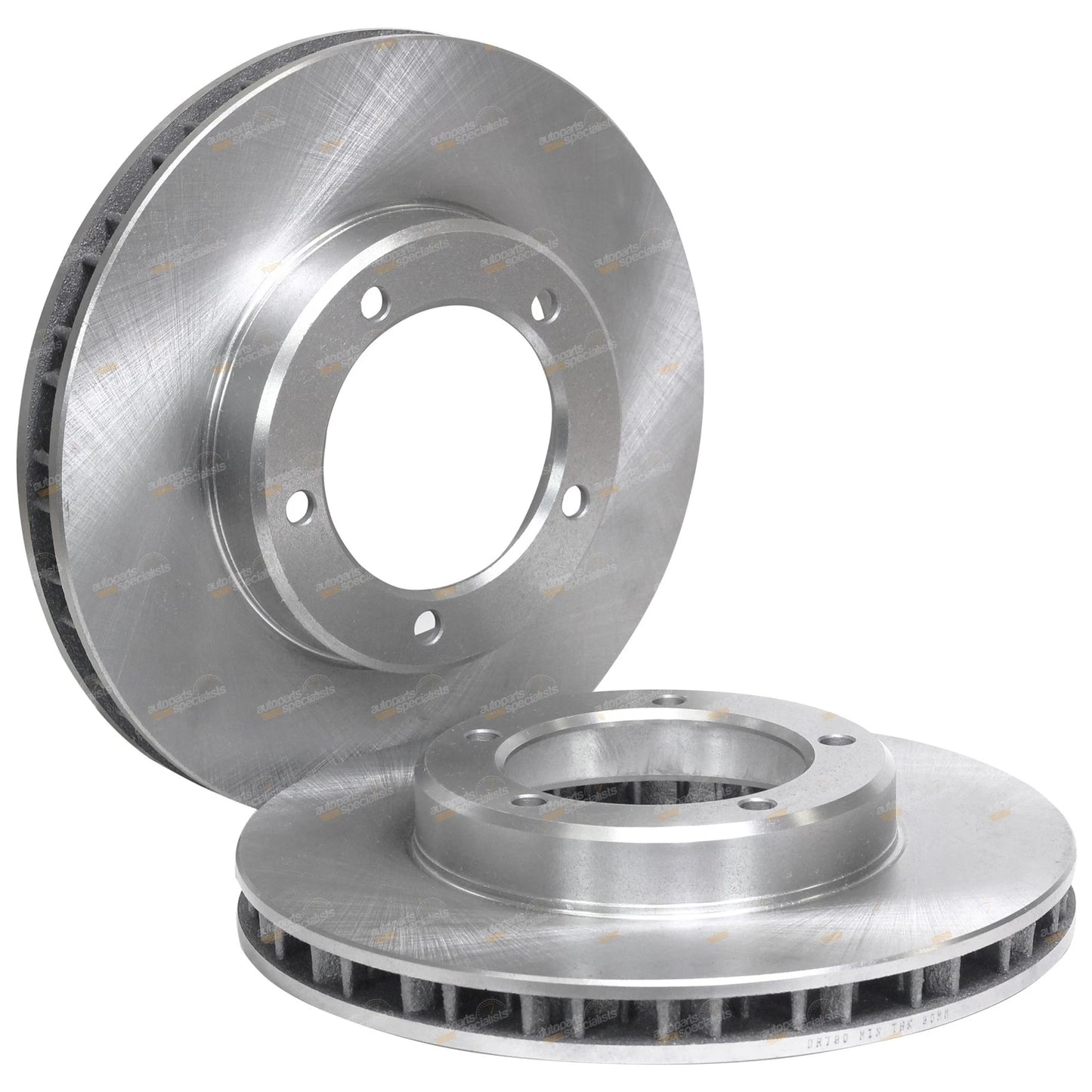 2 x Front Rotors + Pads Kit for Landcruiser HZJ105 HZJ78 HZJ79 (1998–2007)