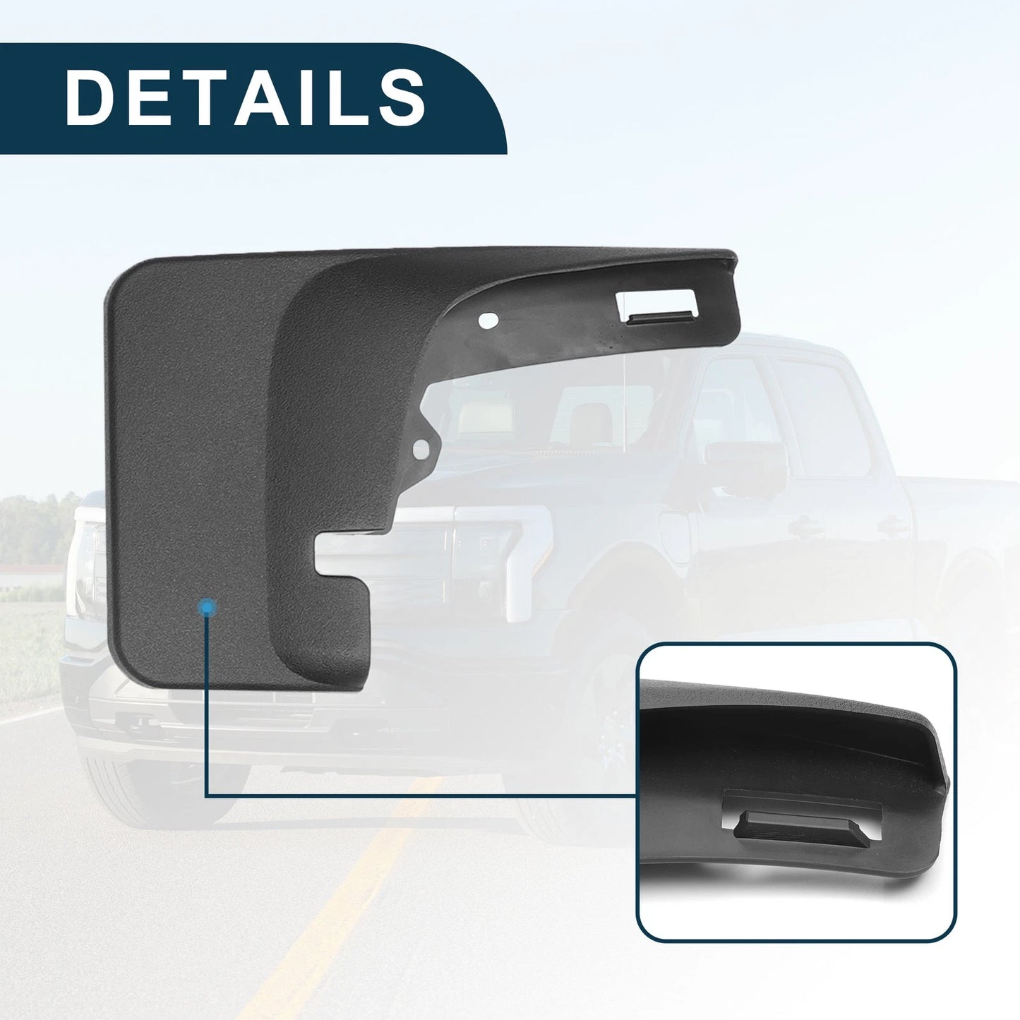 Mud Flap Splash Guard for Ford F-150 (2021-2024)