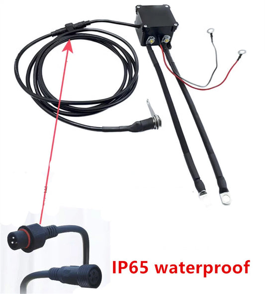 12V Motorcycle Battery Disconnect Isolator Master Kill Switch w/ Keys