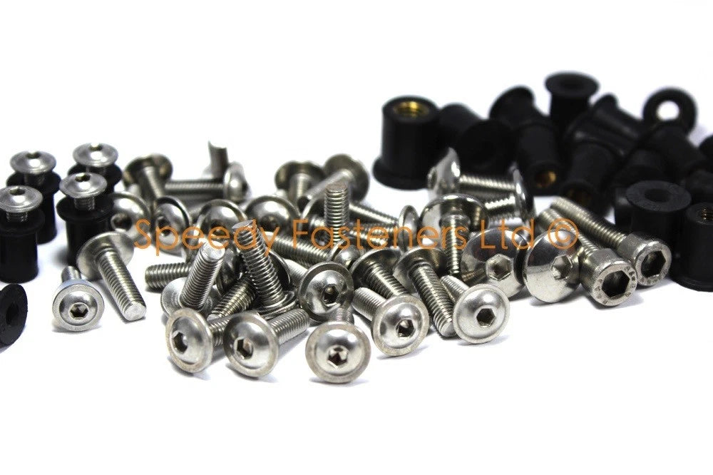 Verkleidung Frontscheibe Schraube Edel for Kawasaki Ninja ZX-10R (2006–2007)