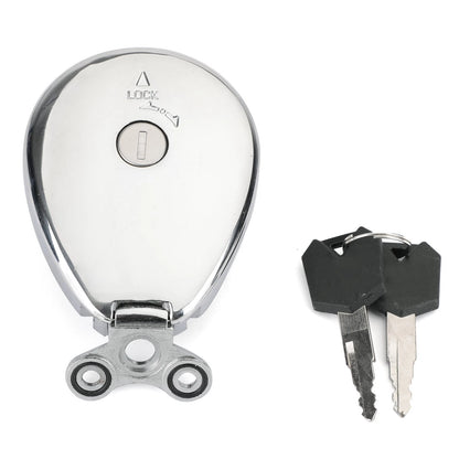 Fuel Tank Cap Lock for Kawasaki ZR1100, BJ250, VN1500, ZL600, Vulcan 400, 500 (1990-2006)