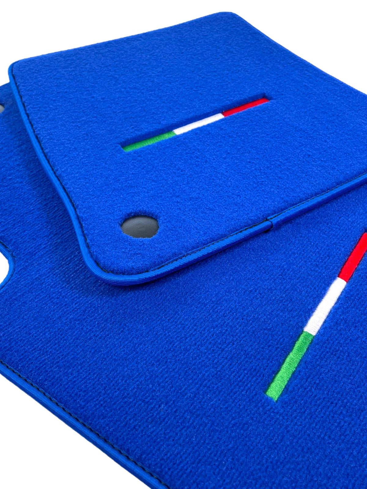 Blue Floor Mats for Ferrari 599 Coupe Tailored Carpets Italy Edition (2006-2012)