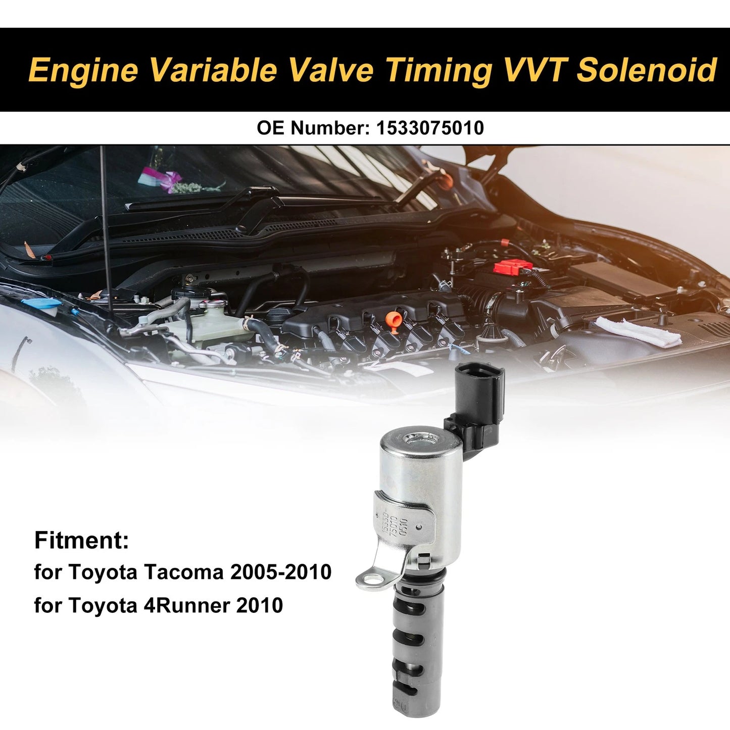 Engine Variable Valve Timing VVT Solenoid for Toyota Tacoma (2005–2010)