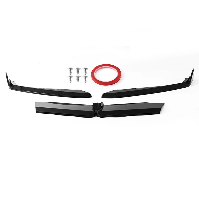 Front Bumper Lip Splitter for Chevy Corvette C8 Z51 Stingray (2020-Up)