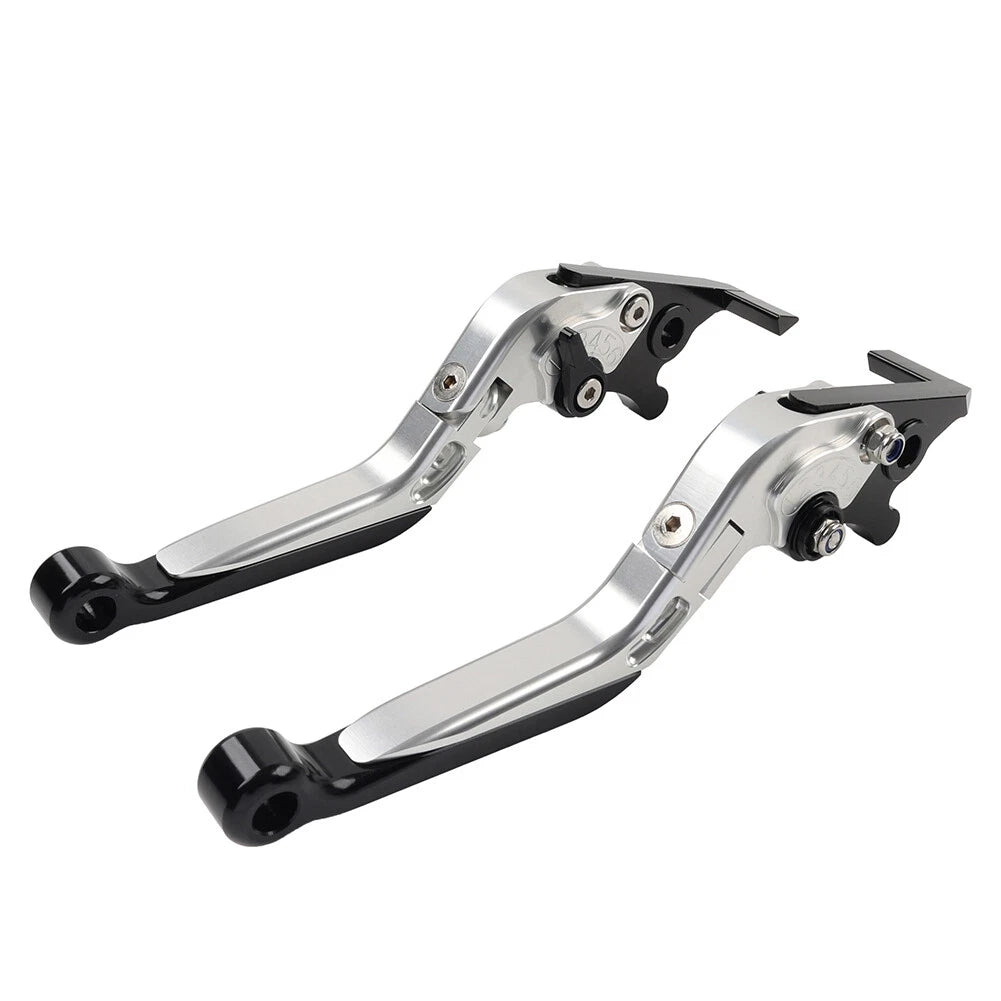 Silver Extendable Brake Clutch Levers for BMW F800GS/Adventure, F800R (08-18)