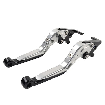 Silver Extendable Brake Clutch Levers for BMW F800GS/Adventure, F800R (08-18)