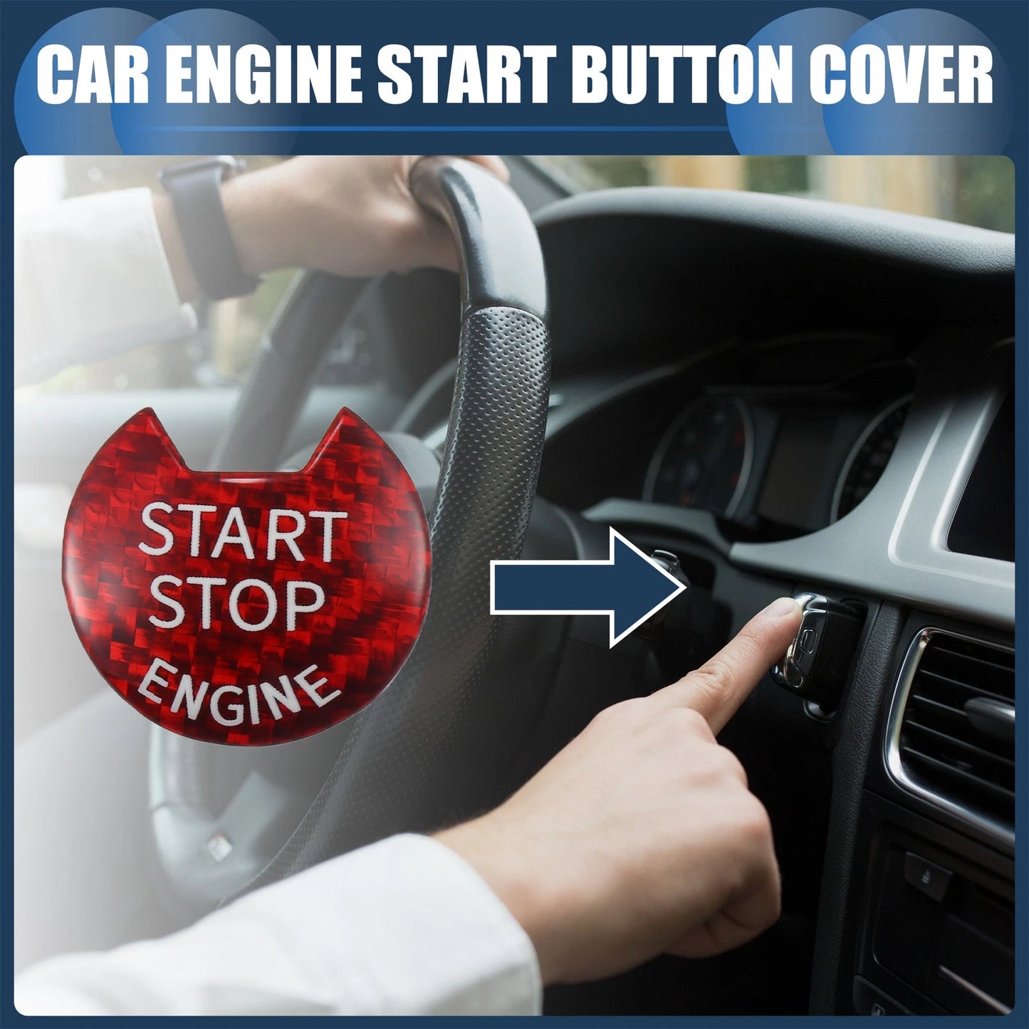 Engine Start Stop Button Cover for Nissan (2015-2023)
