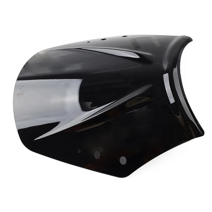 Universal Motorcycle Windshield Deflector for Various Models - Black