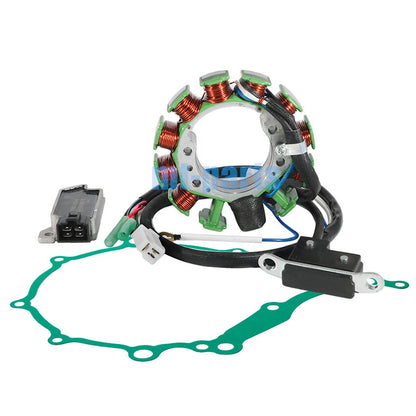 Magneto Stator, Regulator Rectifier, Gasket for Yamaha SRX400, SRX600 (1986)