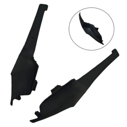 Black Left & Right Front Windshield Wiper Cowl Trim Covers for Kia Pegas