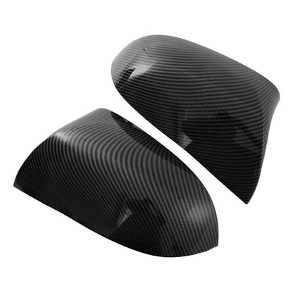 Carbon Paint Rearview Side Mirror Cover Caps for BMW F85 X5M F86 X6M (2015-2018)