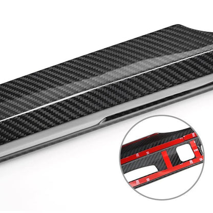 Dry Carbon Fiber Trunk Emblem Cover Trim for Subaru WRX 2022-2023