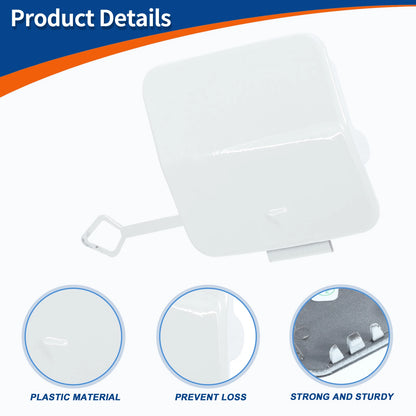 Front Tow Hook Cover for BMW 1 Series F20 (2011-2019) - Pure White