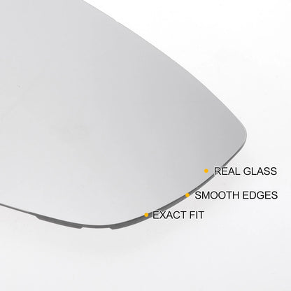 Right Side Heated White Mirror Glass for Ford Focus (2018-2023)